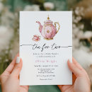 Search for tea for two party invitations Pink