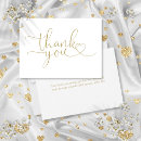 Search for gold thank you cards Minimalist