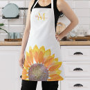 Search for sunflower aprons Yellow