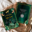 Search for emerald green quinceanera invitations Mexican spanish latina