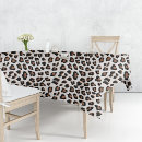 Search for leopard print tablecloths Brown