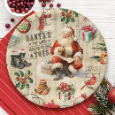 Search for vintage santa plates Collage