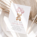 Search for baby bear birthday invitations Bearly