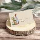 Search for western place cards Cowgirl