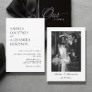 Search for simple classy wedding invitations Black and white