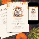 Search for hedgehog baby shower invitations Gender neutral
