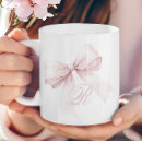 Search for bow coffee mugs Coquette