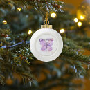 Search for purple butterfly christmas tree decorations Lupus awareness