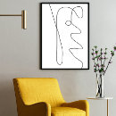 Search for black line posters Simple