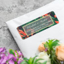 Search for hawaiian wedding return address labels Tropical