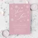 Search for dusty pink bridal shower invitations Modern