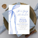 Search for blue bridal shower invitations Coquette
