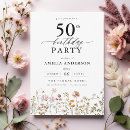 Search for rustic 50th birthday invitations Modern