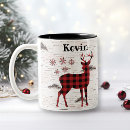 Search for rustic snowflake mugs Buffalo plaid