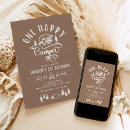 Search for camping 1st birthday invitations Woodland