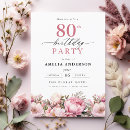 Search for 80th birthday invitations Eighty
