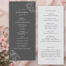 Search for thank you note for wedding programmes Simple order of service