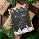 Search for rustic winter wonderland invitations Snowflakes