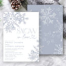 Search for snow in love bridal shower invitations Winter
