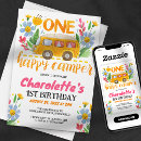 Search for one happy camper invitations Cute