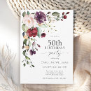 Search for boho 50th birthday invitations Adult birthday party