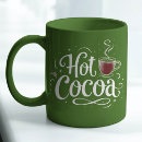 Search for hot cocoa mugs Calligraphy