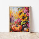 Search for fall colours posters Vibrant fall landscape