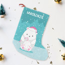 Search for polar bear christmas stockings Winter