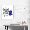 Search for blue cat posters Animal