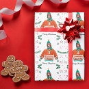 Search for basset hound christmas wrapping paper Pattern