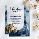 Search for adventure baby boy shower invitations Navy blue