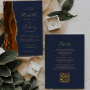 Search for navy blue orange wedding invitations Trendy