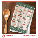 Search for vintage car tea towels Christmas trees