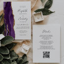 Search for plum purple wedding invitations Elegant
