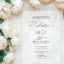 Search for formal black tie wedding invitations Elegant