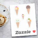 Search for cute ice cream cone stickers Colourful
