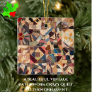 Search for quilters christmas tree decorations Crazy quilt