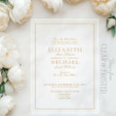 Search for gold acrylic wedding invitations Elegant