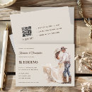 Search for elegant western wedding invitations Qr code
