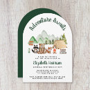 Search for rustic woodland animals baby shower invitations Mountain