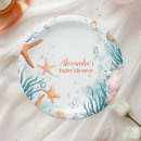 Search for beach baby shower plates Ocean