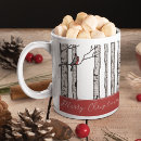 Search for white birch mugs Black and white