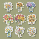 Search for rustic country stickers Wildflowers