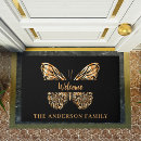 Search for butterfly doormats Gold
