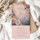 Search for bright floral wedding invitations Classic timeless typography