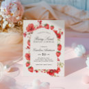 Search for sweet bridal shower invitations Love is berry sweet