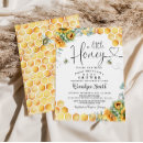 Search for honey bee baby shower invitations Sunflower