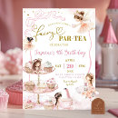 Search for fairy tea party invitations Girl