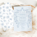 Search for victorian baby shower invitations Dusty blue