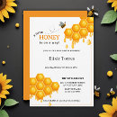 Search for little honey baby shower invitations Modern